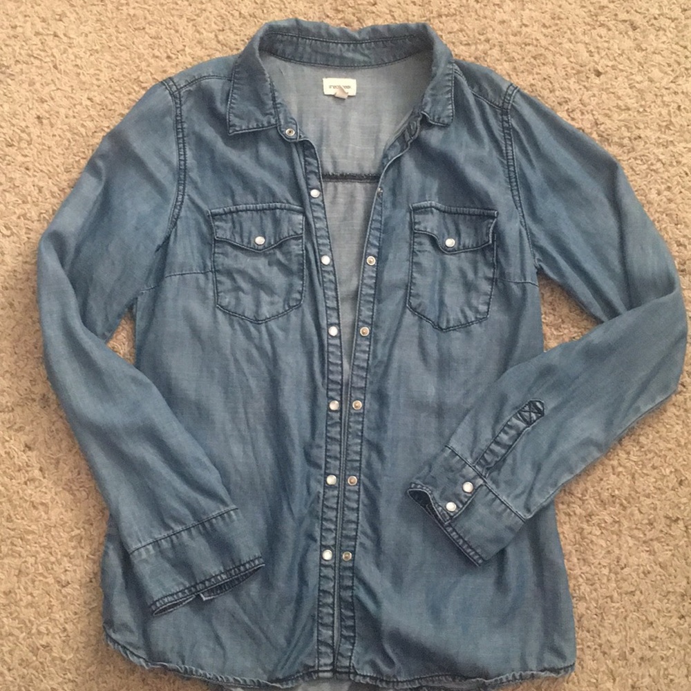 Chambray button down